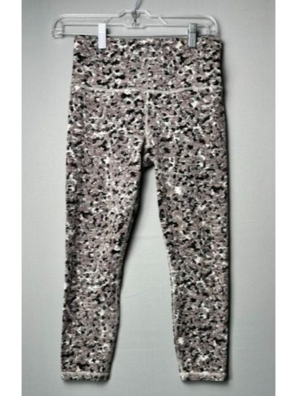 Athleta Elation Textured 7/8 Tight Leggings Women's Small High Rise Abstract